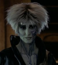 A Nebari female, bleeding.